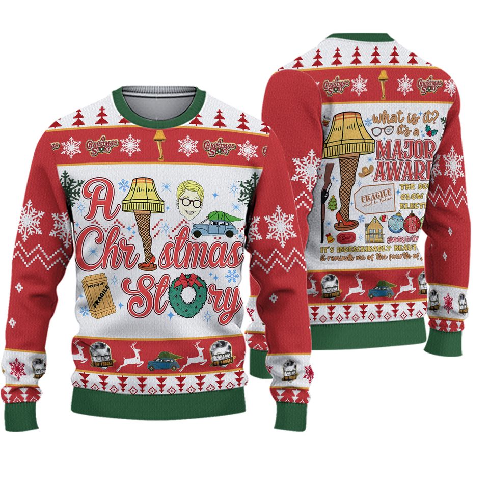Christmas Story Quote Ugly Sweater, A Christmas Story Sweater