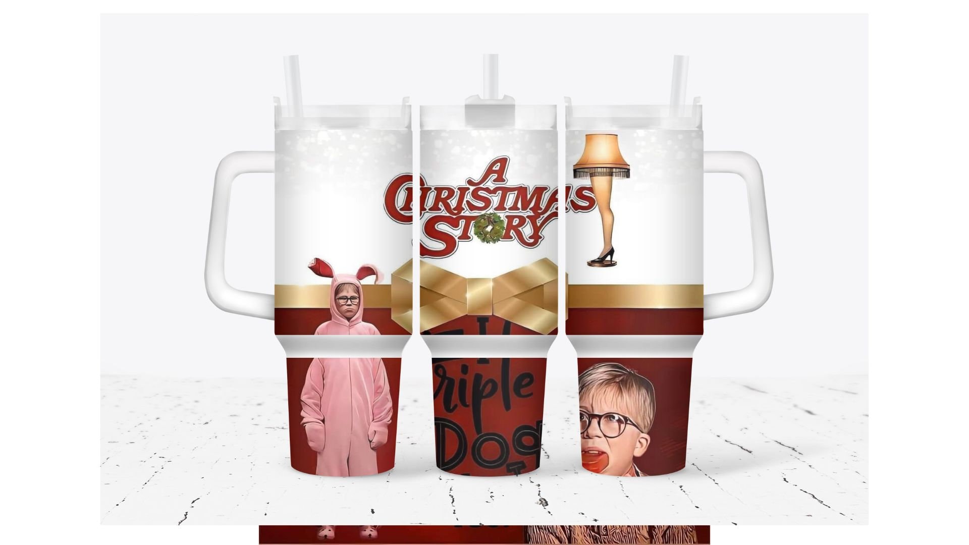 Christmas Story TV Series Custom Stanley Cup 40 oz 30 oz Tumbler With HandleTVC2301932