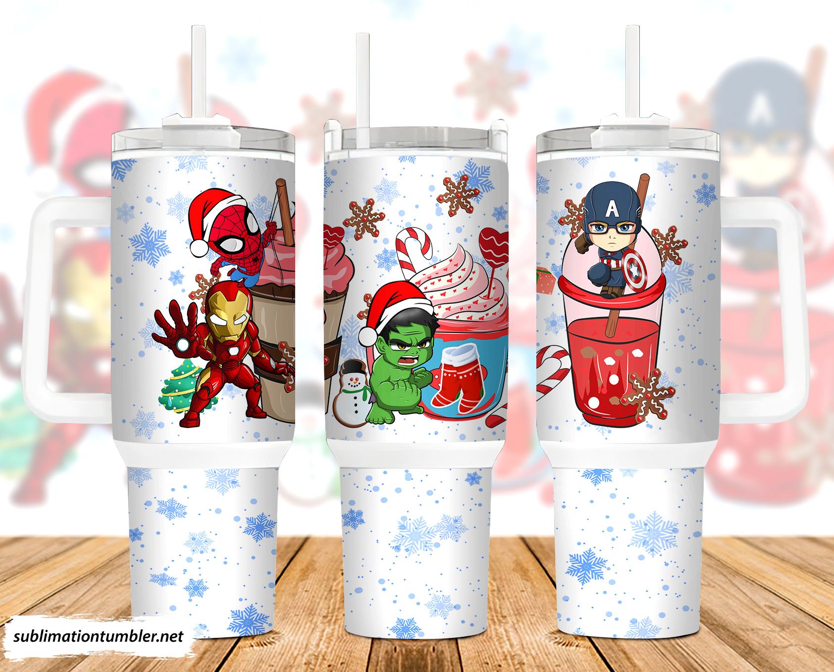 Christmas Superheroes Marvel Movies Custom Stanley Cup 40 oz 30 oz Tumbler With HandleTVC2301900