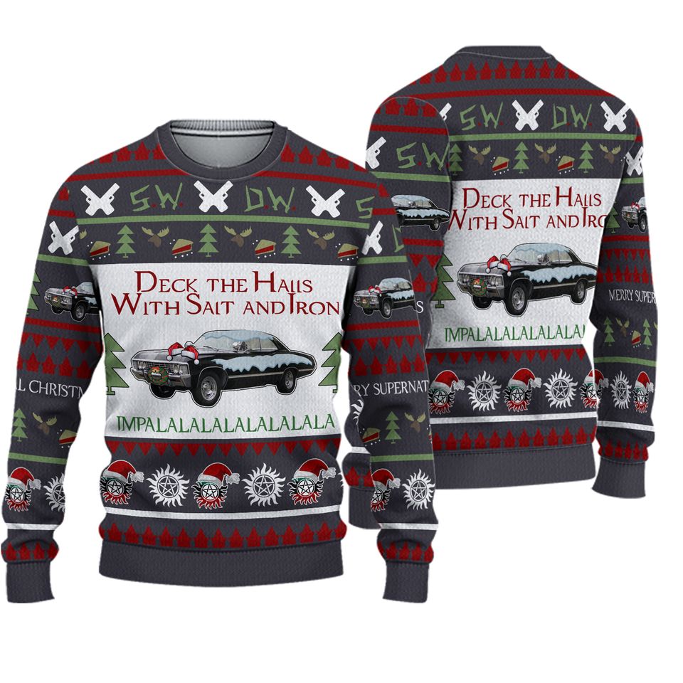 Christmas Supernatural Ugly Sweater\
