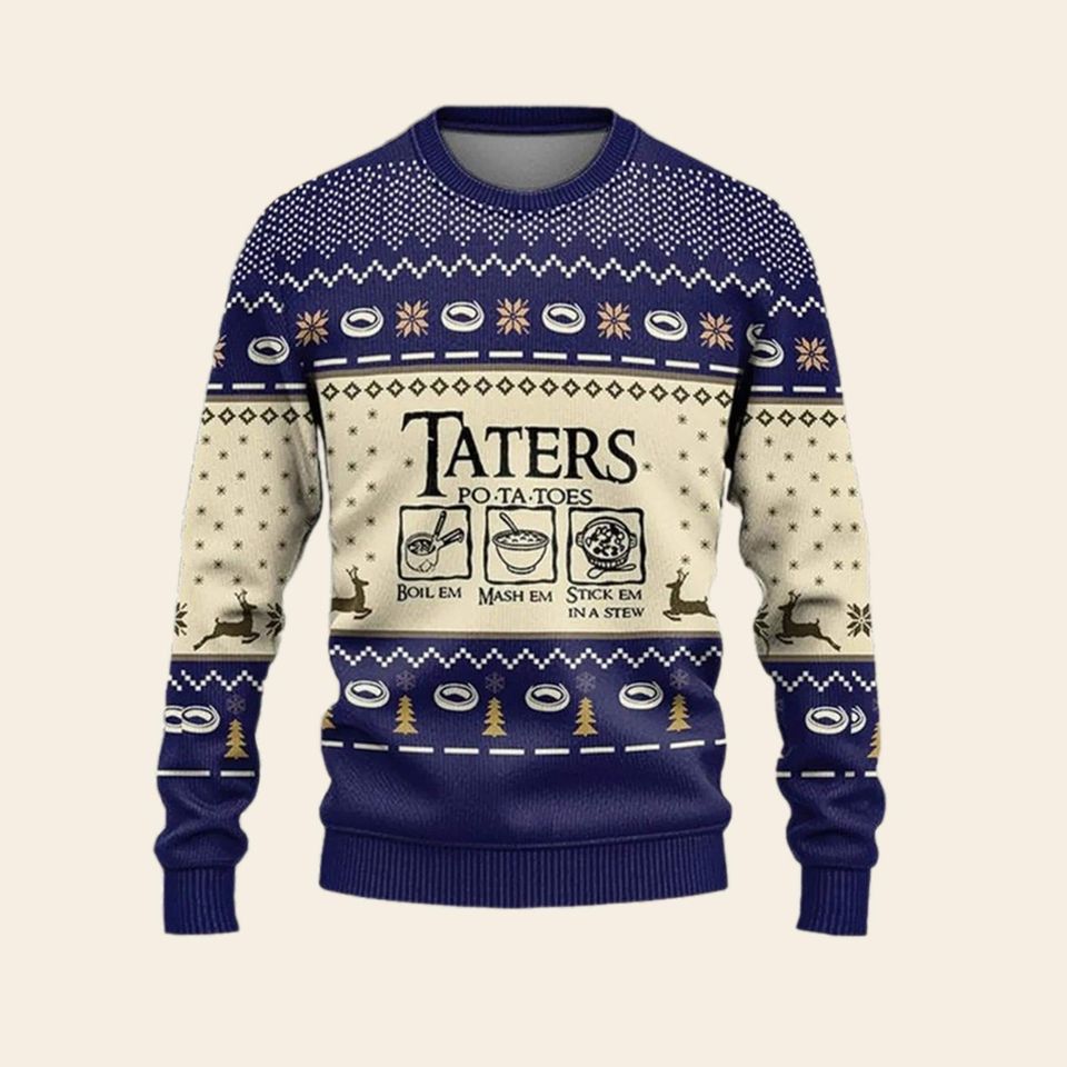 Christmas Sweater Abs-olutely Hilarious - Personalized Photo Ugly Sweatshirt