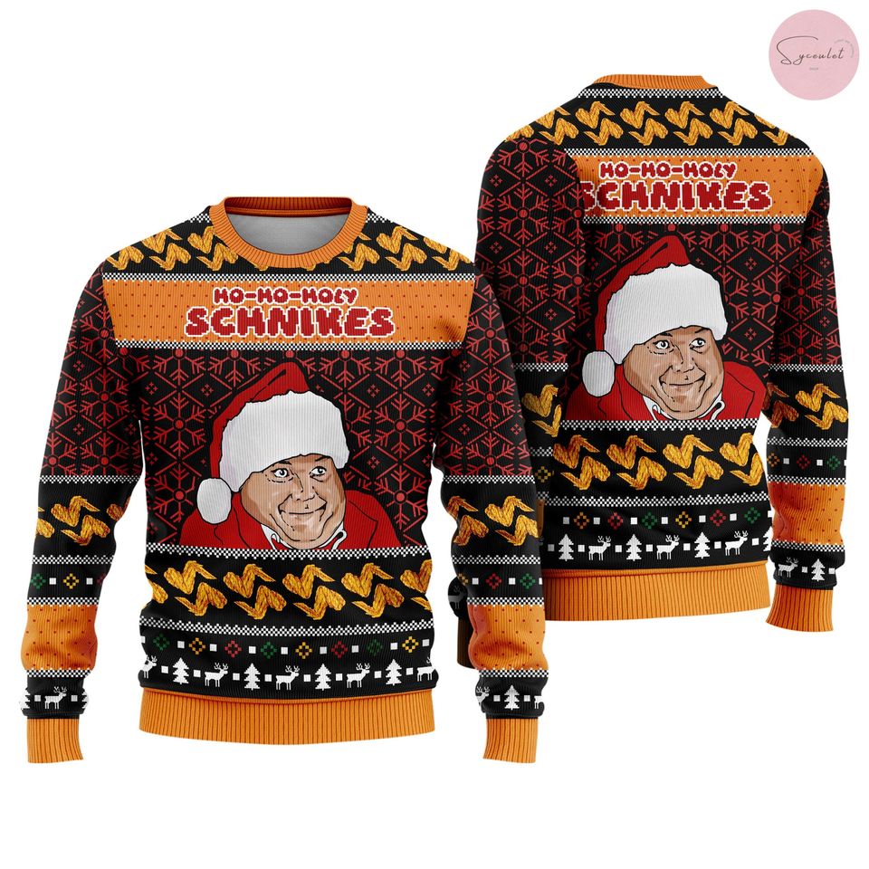 Christmas Sweater | Ho Ho Holy Schnikes Ugly Sweatshirt | Tommy Xmas Gift