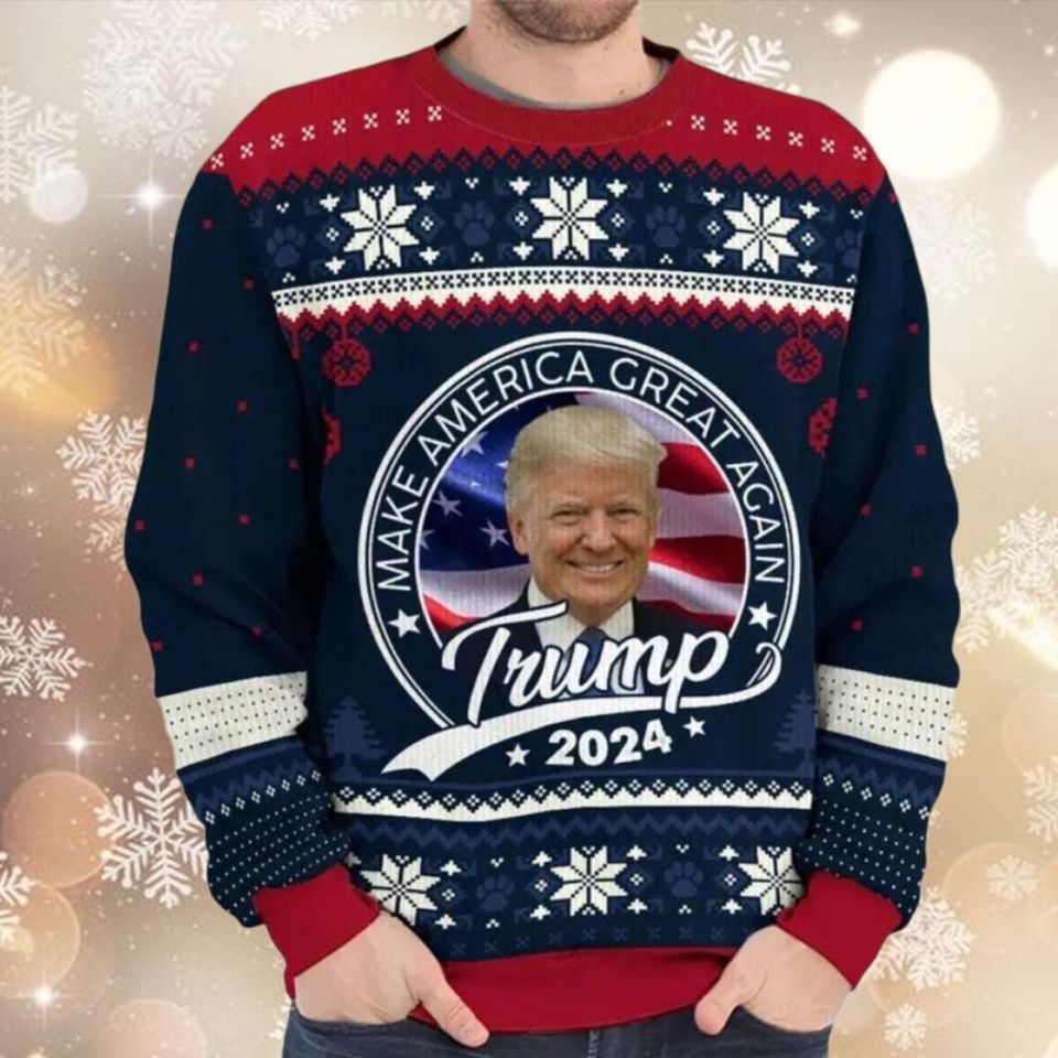 Christmas Sweater MAGA 2024 Ugly Christmas Sweater