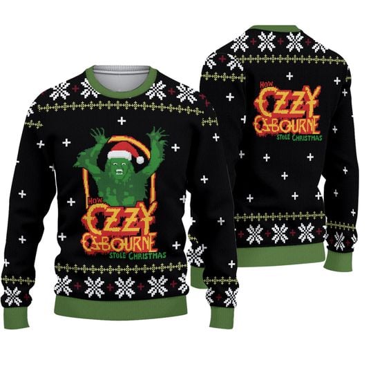 Christmas Sweater Ozzy Osbourne Ugly Sweater - Image 2