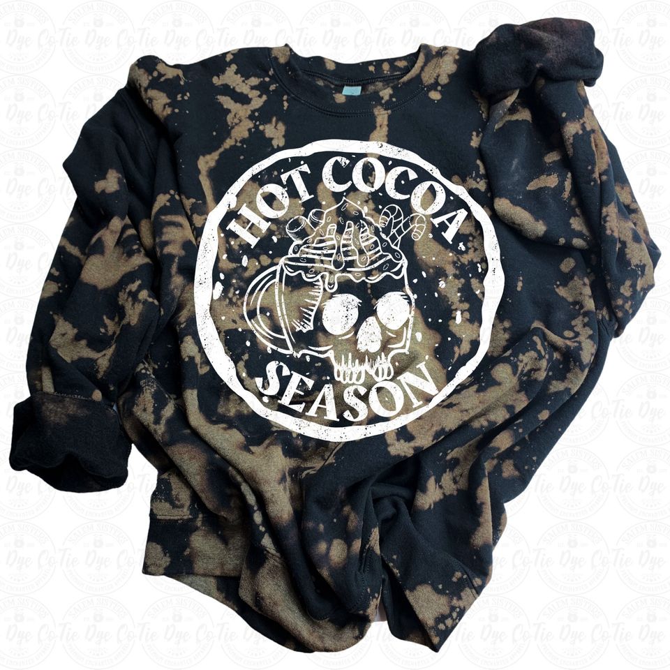 Christmas Sweatshirt, Tie Dye Christmas Sweatshirt, Gothic 3D Sweater