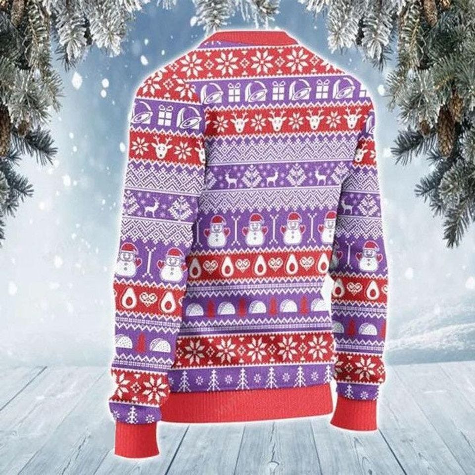 Christmas Taco Shirt | Jingle Bells Taco Shells | Ugly Xmas Sweater Gift, Ugly Sweater - Image 3