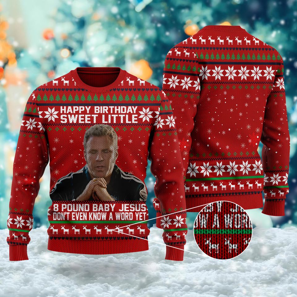 Christmas Talladega Nights The Ballad Of Ricky Bobby Ugly Sweater