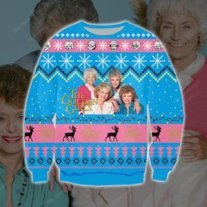 Christmas The Golden Girls Ugly Christmas Sweater Adult 3D Funny Matching for family