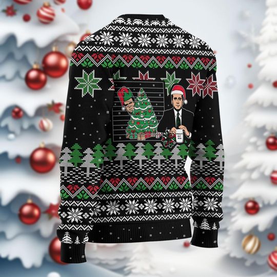 Christmas The Office Ugly Sweater, Well Happy Birthday Jesus Christmas Ugly Sweatshirt - Image 14