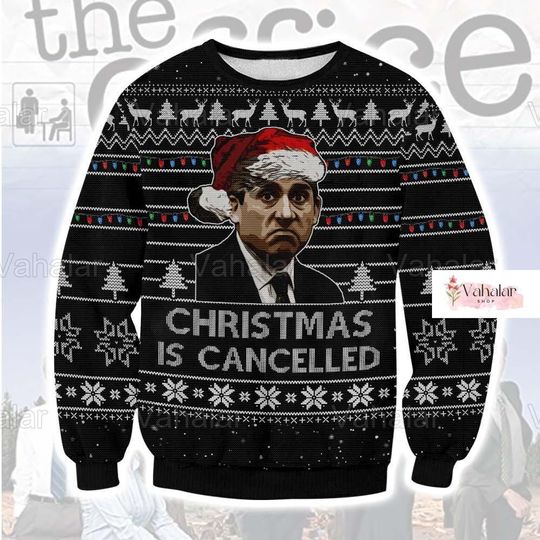 Christmas The Office Ugly Sweatshirt - Image 2