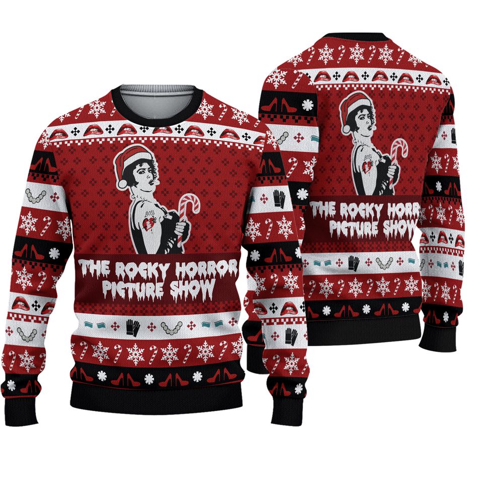 Christmas The Rocky Horror Ugly Sweaters, Christmas Holiday Sweaters 3D