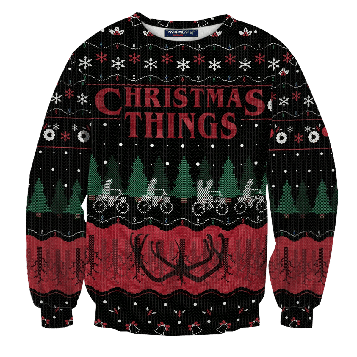 Christmas Things Ugly Christmas Sweater Adult 3D Funny Matching for family