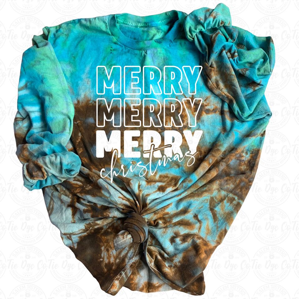 Christmas Tie Dye 3D Sweatshirt