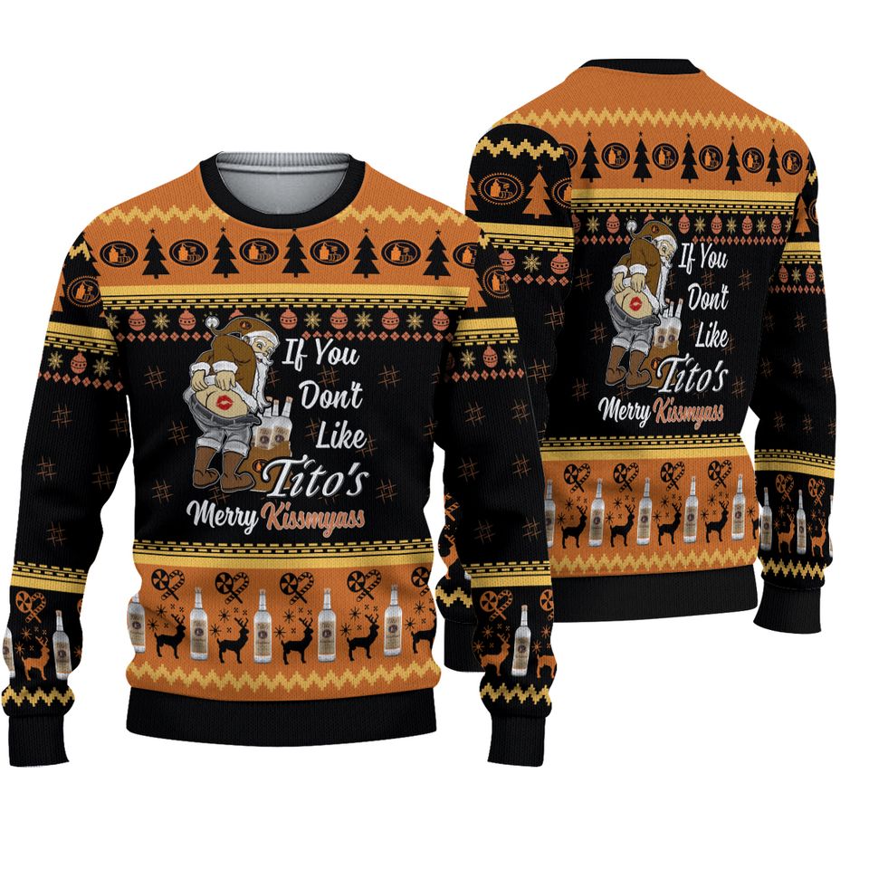 Christmas Tito's Ugly Sweater, Tito Handmade Christmas Sweater