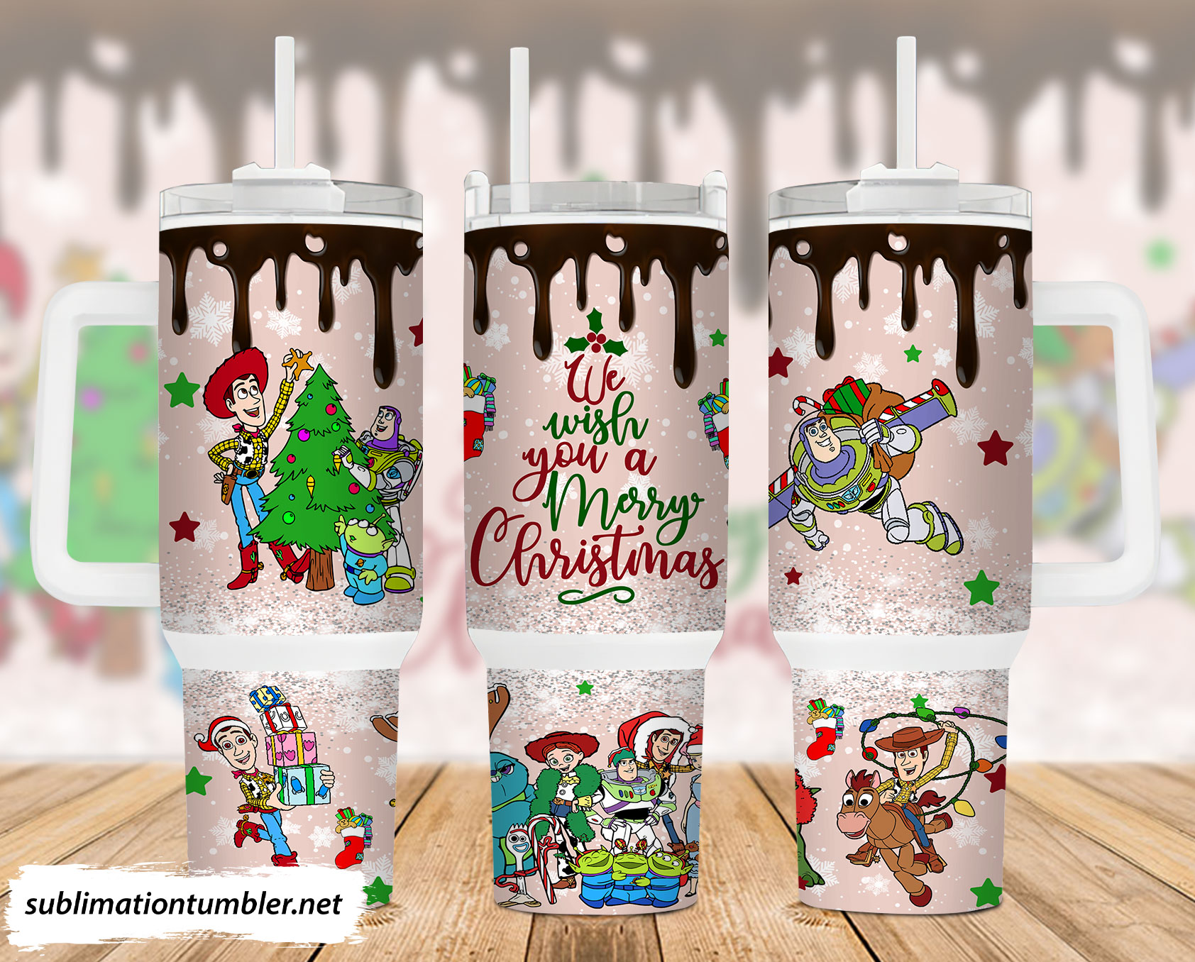 Christmas Toy Story Cartoon Custom Stanley Cup 40 oz 30 oz Tumbler With HandleTVC2301900