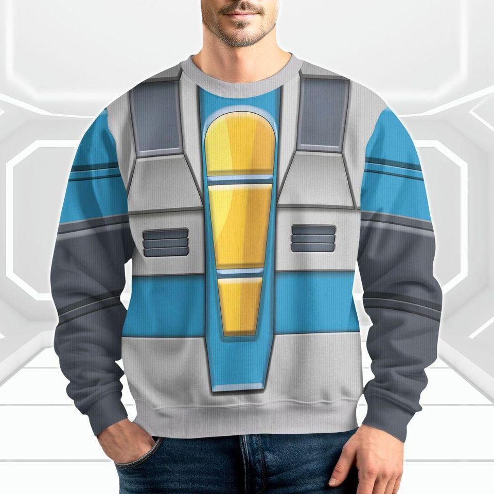Christmas Transformers Thundercracker Costume Cosplay Ugly Sweater, Transformers Characters Sweater