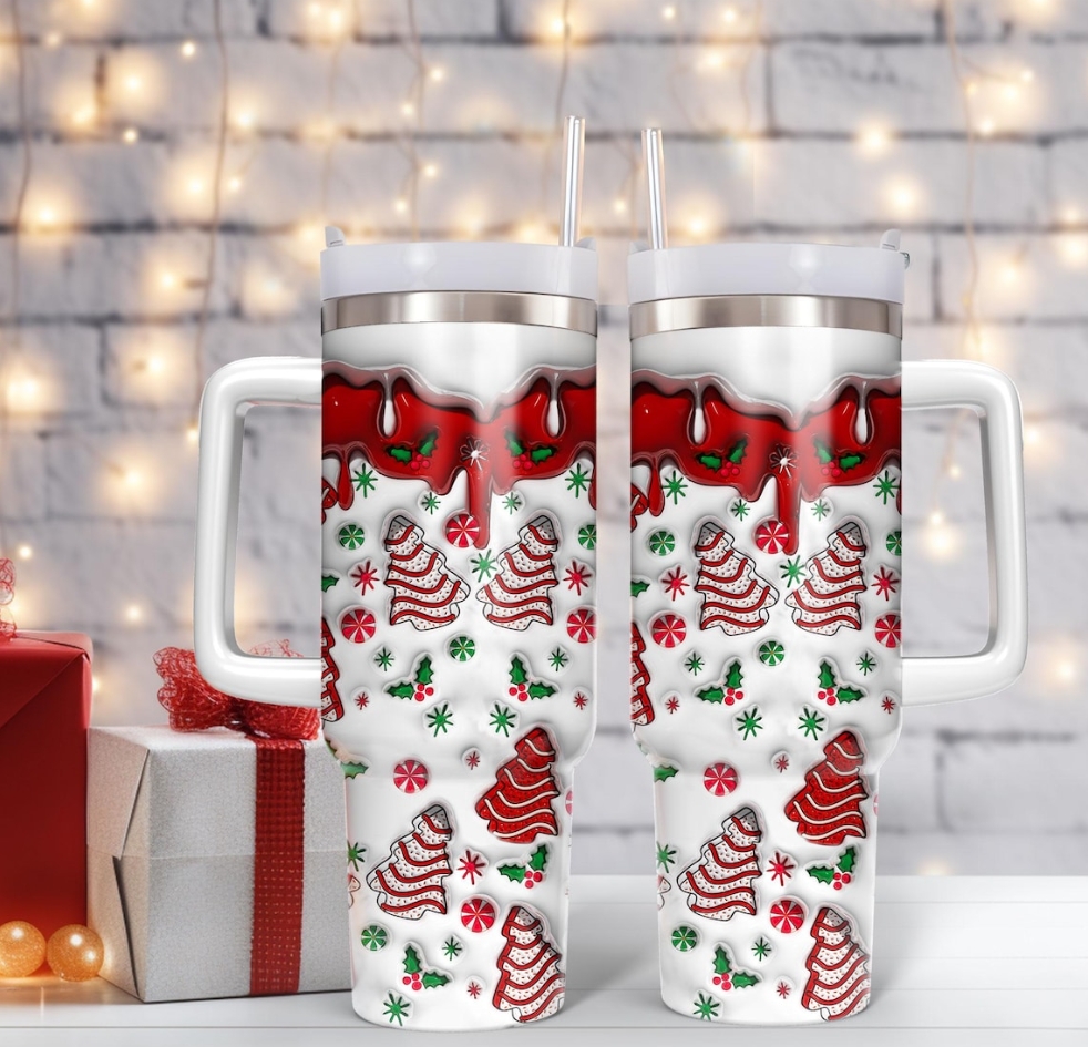 Christmas Tree Cakes Custom Stanley Cup 40 oz 30 oz Tumbler With HandleTVC2301483