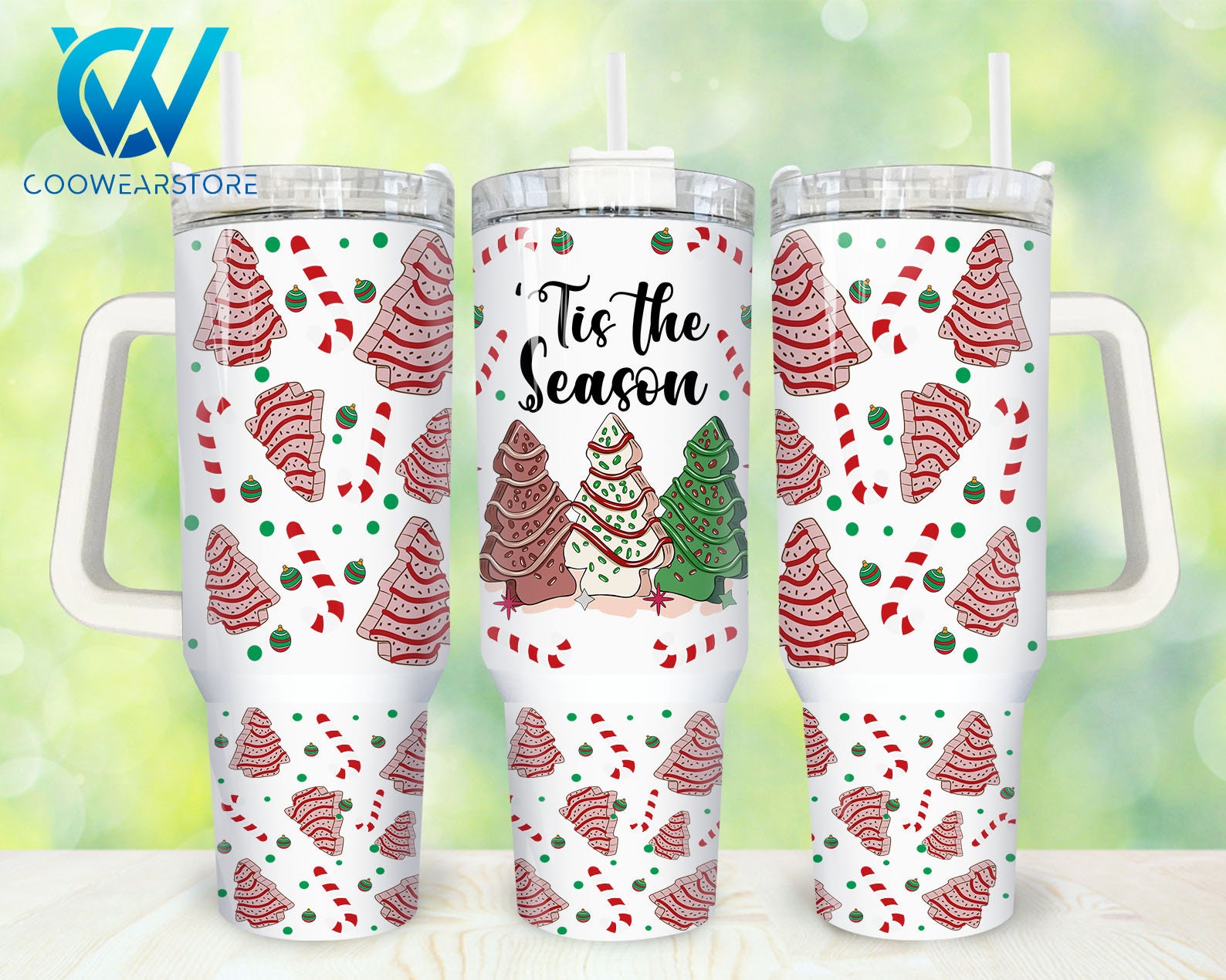 Christmas Tree Cakes Custom Stanley Cup 40 oz 30 oz Tumbler With HandleTVC2301863