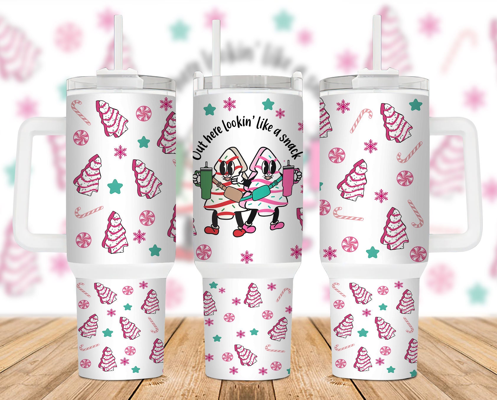 Christmas Tree Cakes Custom Stanley Cup 40 oz 30 oz Tumbler With HandleTVC2301889