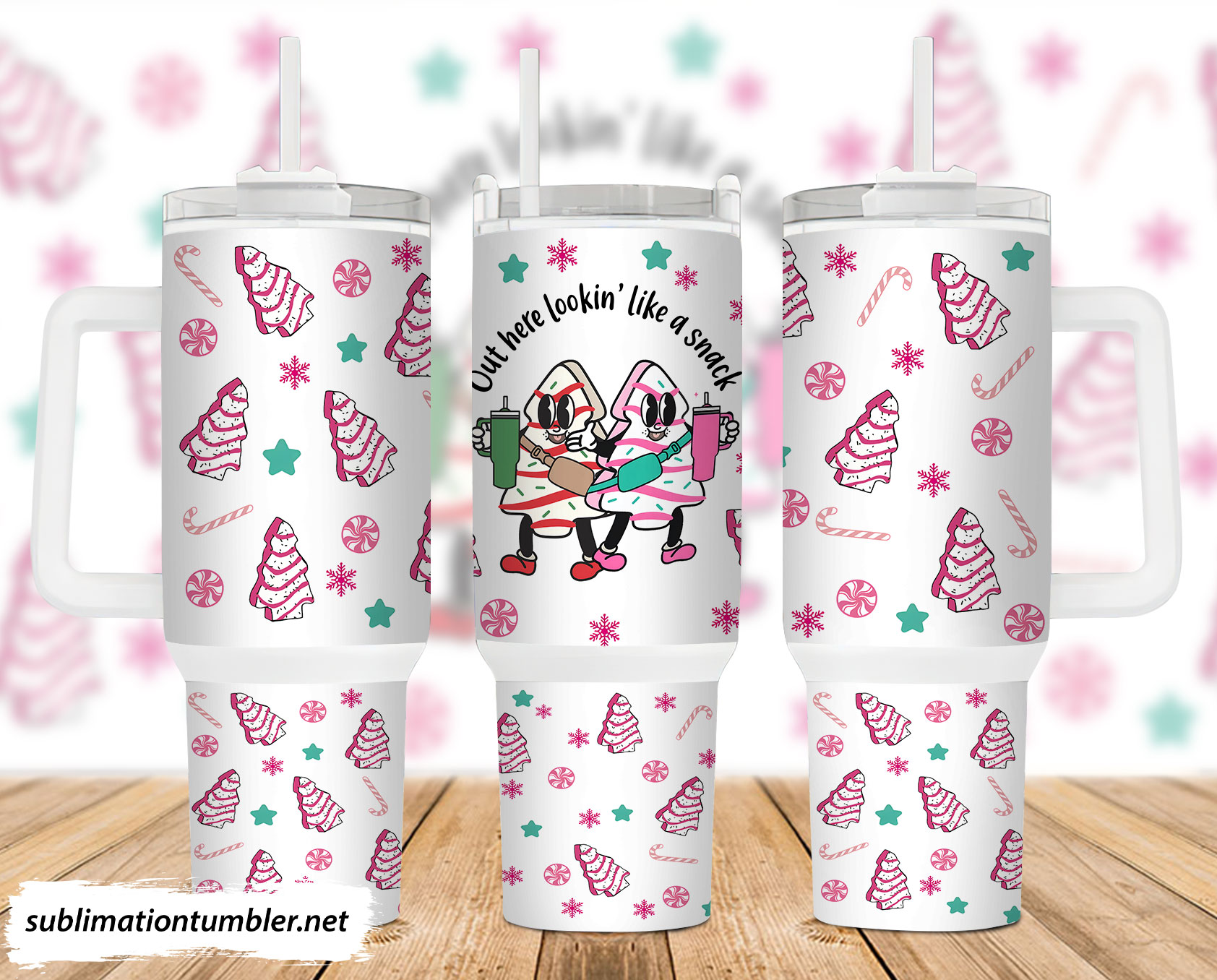 Christmas Tree Cakes Custom Stanley Cup 40 oz 30 oz Tumbler With HandleTVC2301900