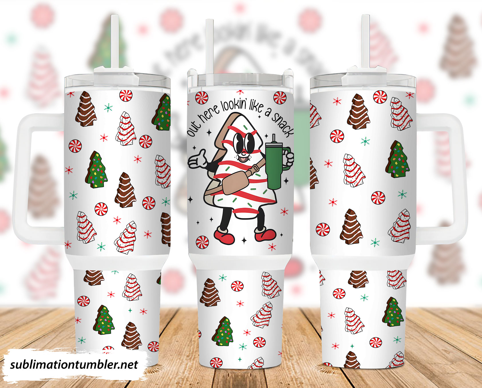 Christmas Tree Cakes Custom Stanley Cup 40 oz 30 oz Tumbler With HandleTVC2301900