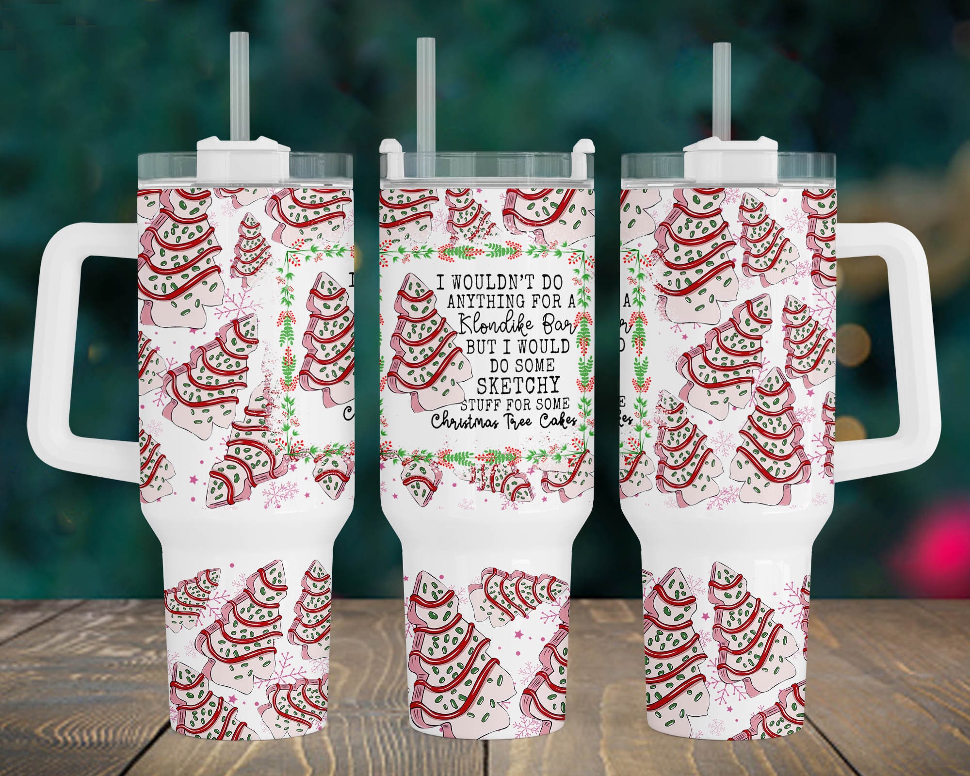 Christmas Tree Cakes Custom Stanley Cup 40 oz 30 oz Tumbler With HandleTVC2301960