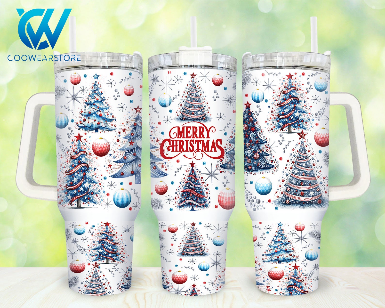 Christmas Trees Custom Stanley Cup 40 oz 30 oz Tumbler With HandleTVC2301875