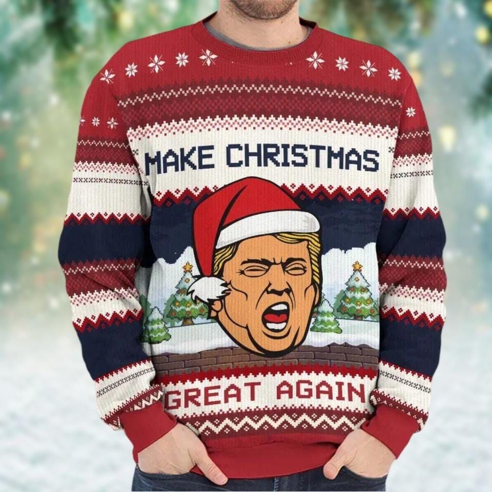Christmas Trump Sweater, Donald Trump Xmas Sweater