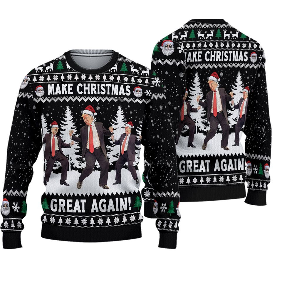 Christmas Trump Ugly Sweater, Trump Make Christmas Sweater