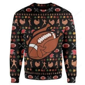 Christmas Turkey Ugly Christmas Sweater Adult 3D Funny Matching for family