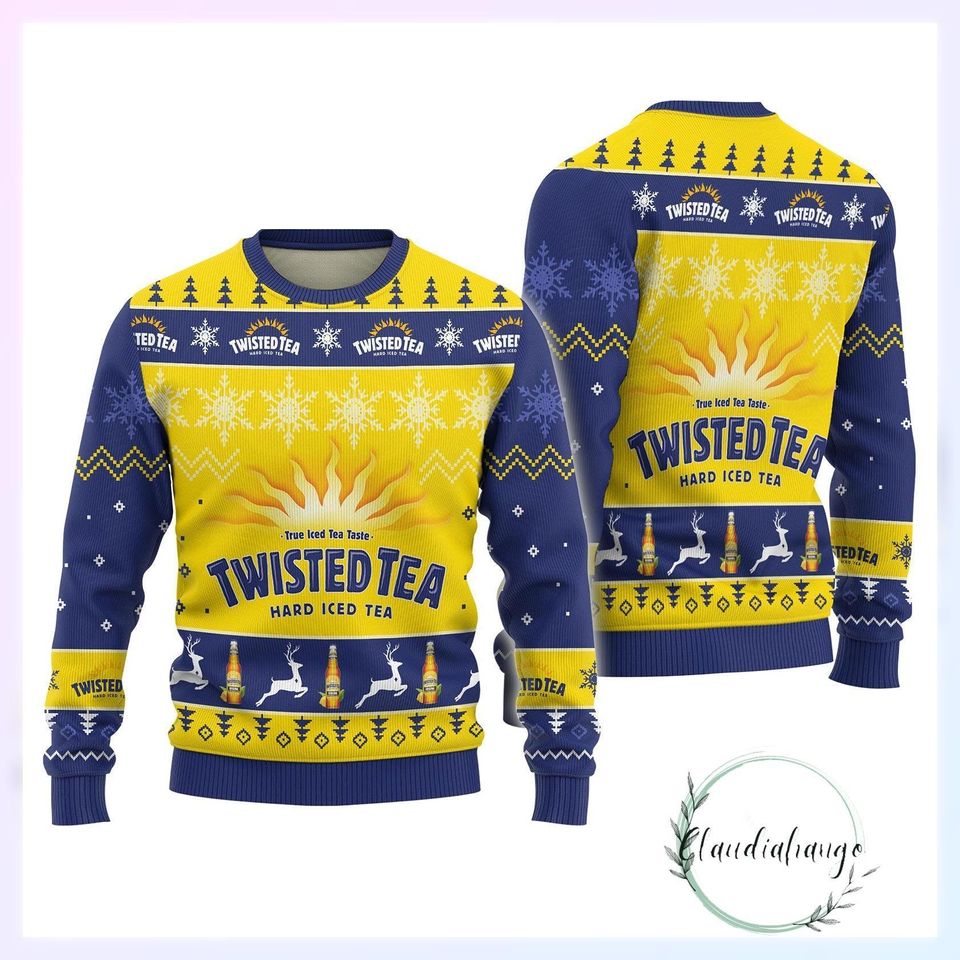 Christmas Twisted Tea Ugly Sweater, Twisted Tea Christmas Sweater