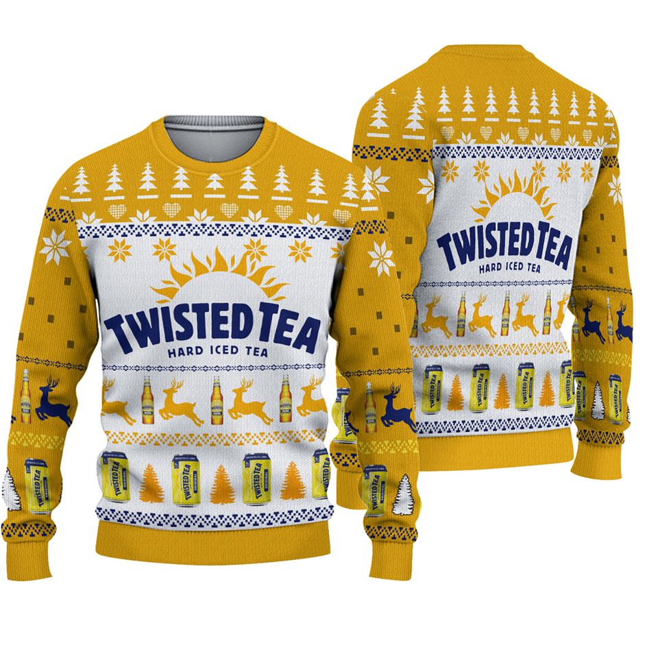 Christmas Twisted Tea Ugly Sweater, Twisted Tea Xmas Sweater