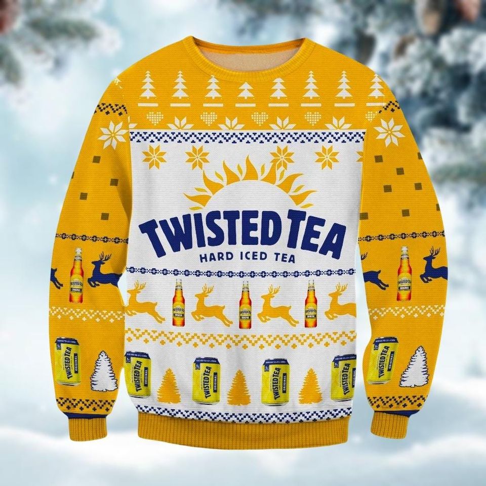 Christmas Twisted Tea Ugly Sweater, Twisted Tea Xmas Sweater, Twisted Tea Ugly Christmas Sweater, Twisted Tea Reindeer Sweater