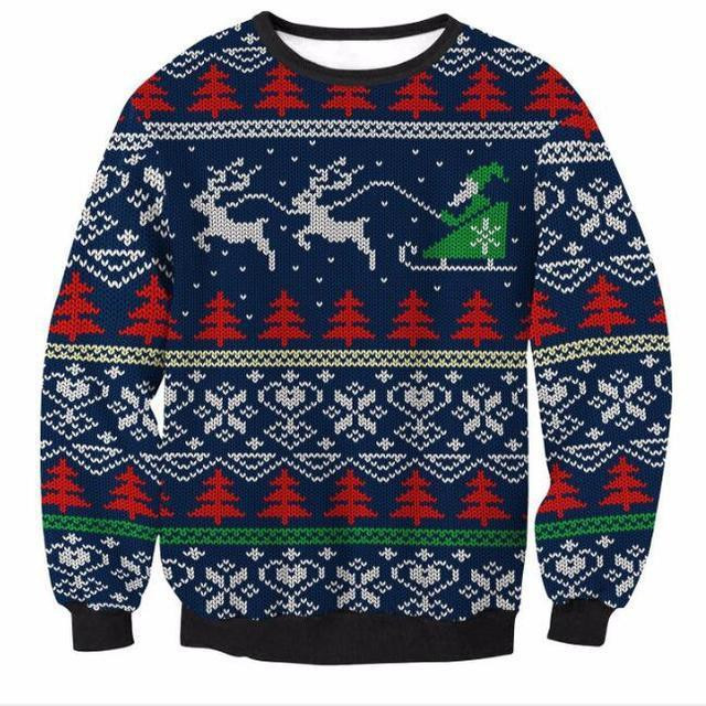 Christmas Ugly Christmas Sweater Adult 3D Funny Matching for family