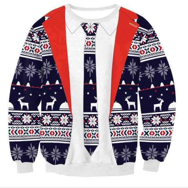 Christmas Ugly Christmas Sweater Adult 3D Funny Matching for family