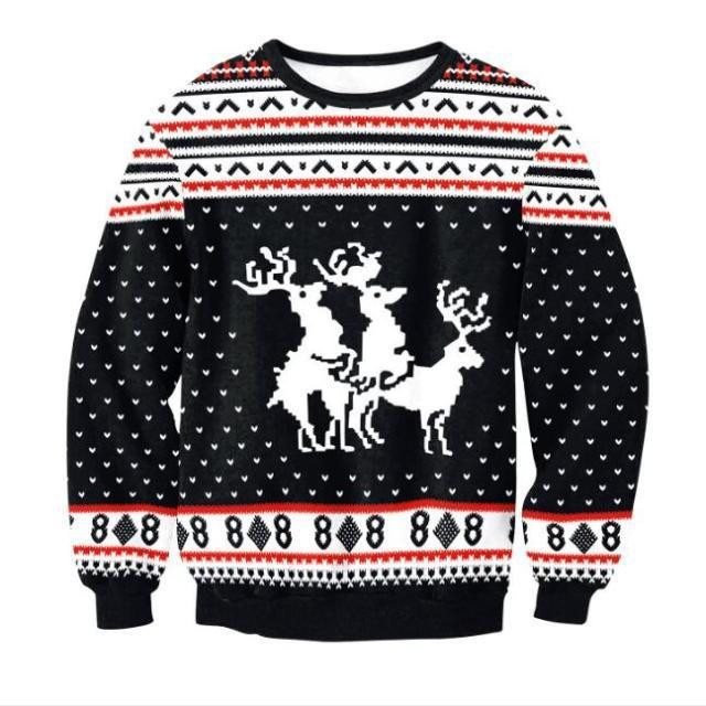 Christmas Ugly Christmas Sweater Adult 3D Funny Matching for family