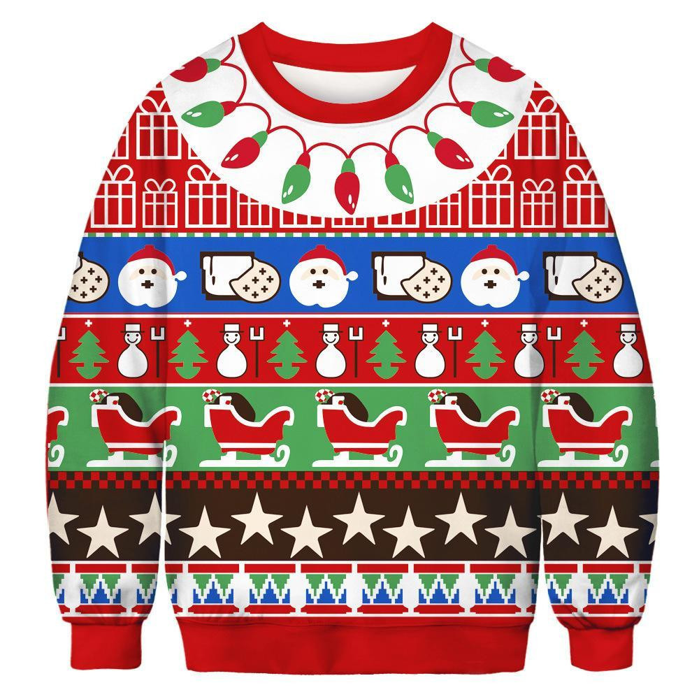 Christmas Ugly Christmas Sweater Adult 3D Funny Matching for family