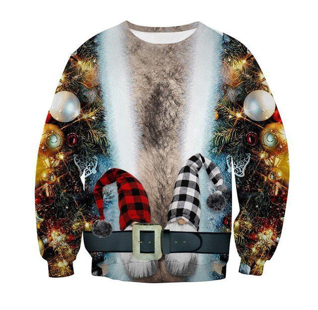 Christmas Ugly Christmas Sweater Adult 3D Funny Matching for family
