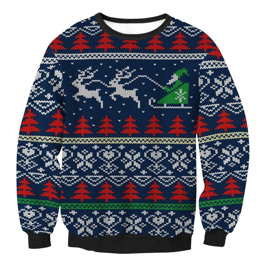 Christmas Ugly Christmas Sweater Adult 3D Funny Matching for family