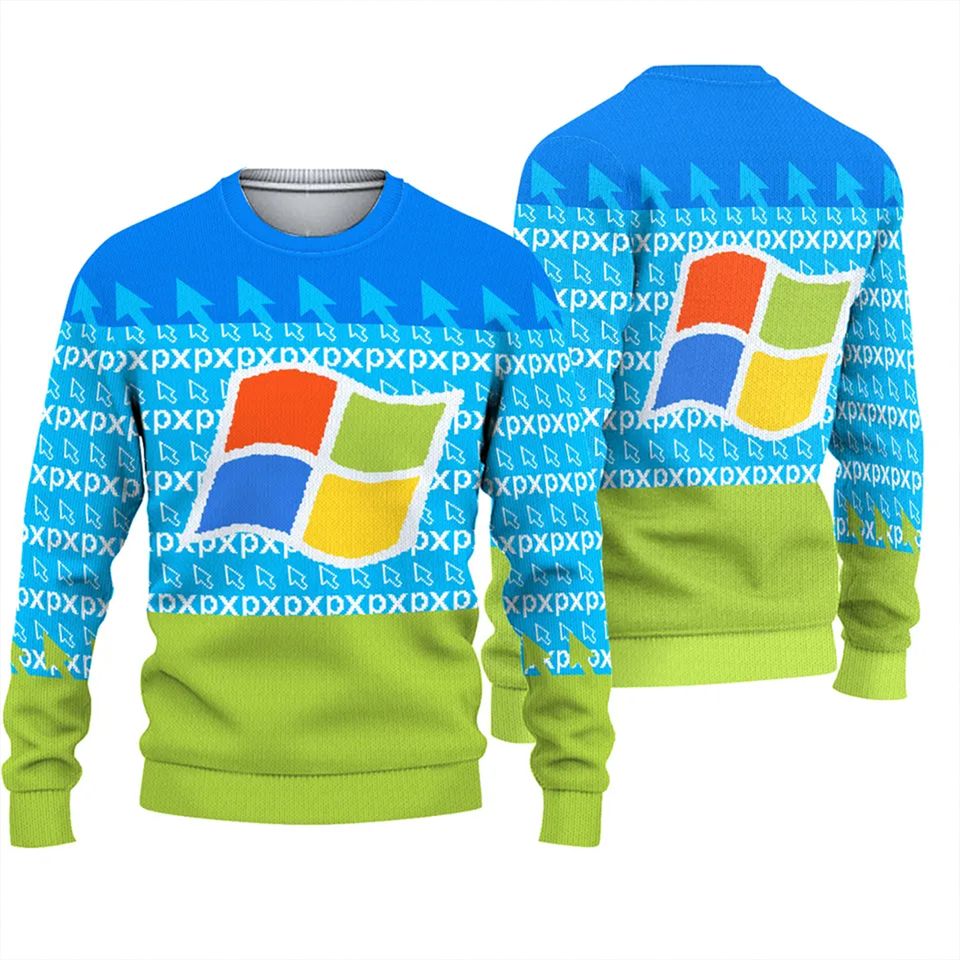 Christmas Ugly Sweater for Fan /Windows XP-Sweater