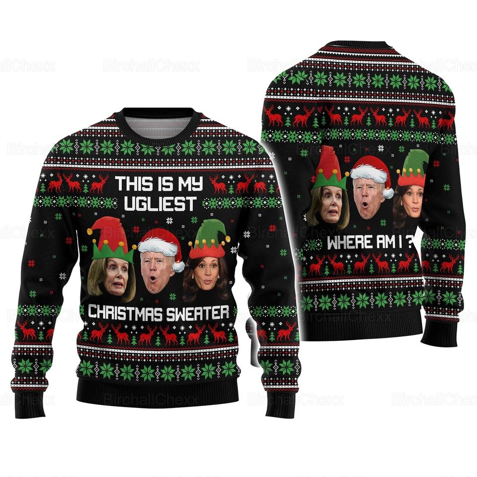 Christmas Ugly Sweater, Joe Biden Sweater, Joe Biden Christmas Sweater