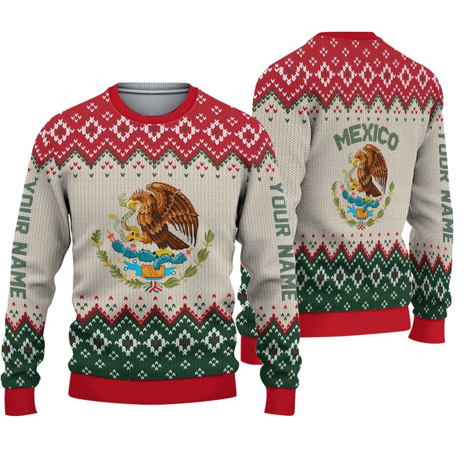 Christmas Ugly Sweater, Mexican Christmas Sweater S-5XL