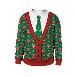 Christmas Uniform Ugly Christmas Sweater Adult 3D Funny Matching for family