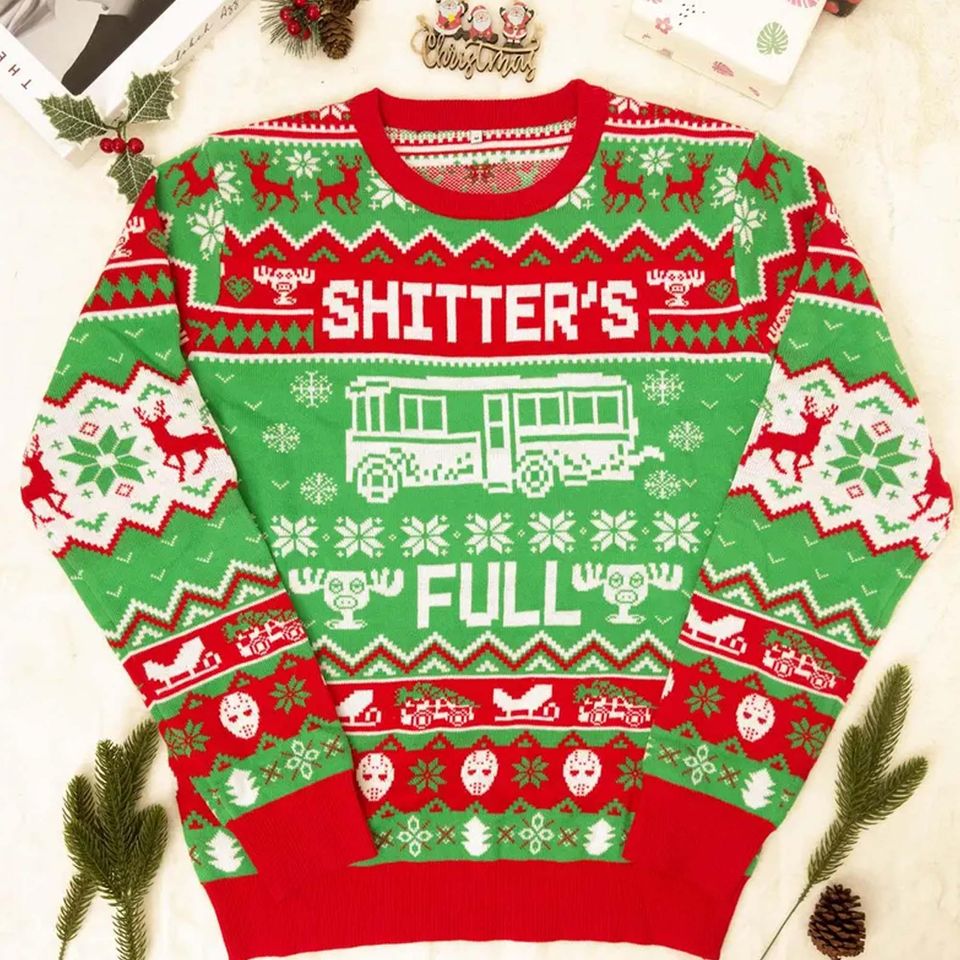 Christmas Vacation Shitter's Full Sweater, National Lampoon's Christmas Vacation Sweater