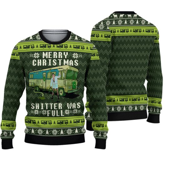 Christmas Vacation Shitter'S Full Ugly Christmas Sweater - Image 2