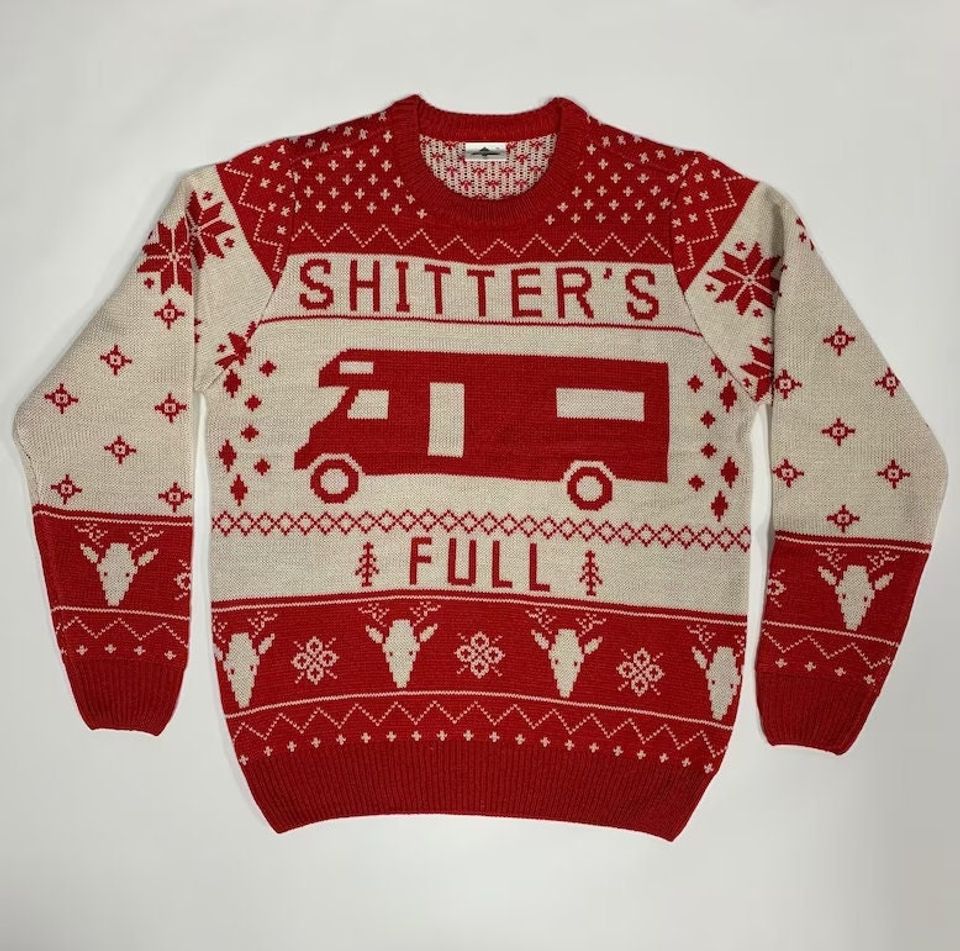 Christmas Vacation Shitter's Full Ugly Christmas Sweater