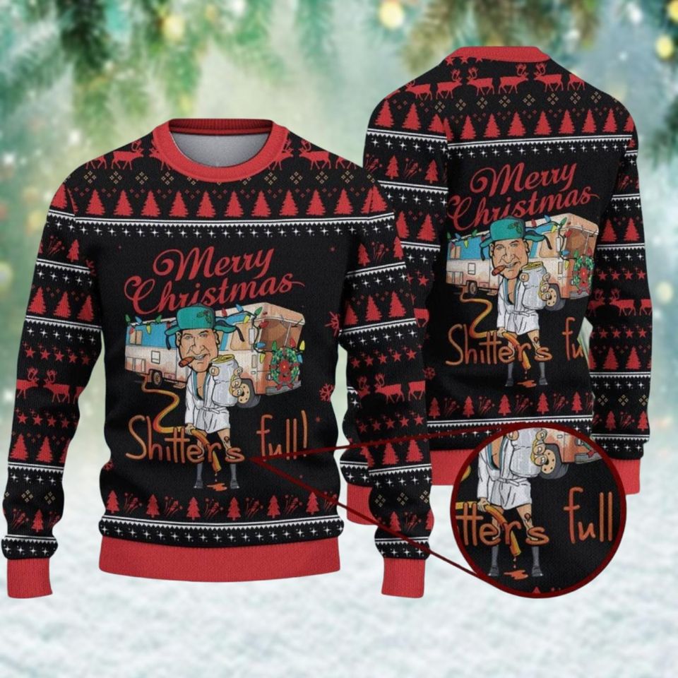 Christmas Vacation Shitters Full Ugly Sweater