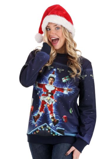 Christmas Vacation Ugly Sweater, Slapstick National Xmas Sweater - Image 12