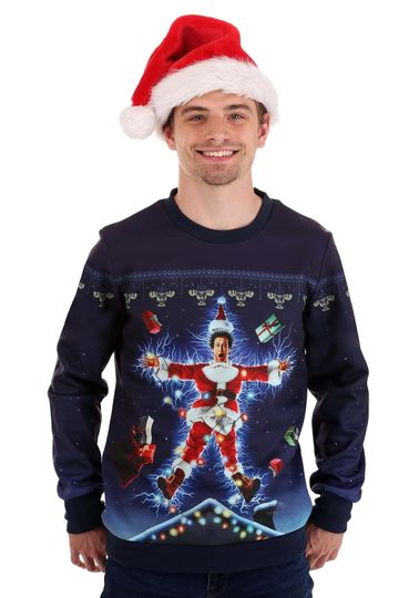 Christmas Vacation Ugly Sweater, Slapstick National Xmas Sweater - Image 11