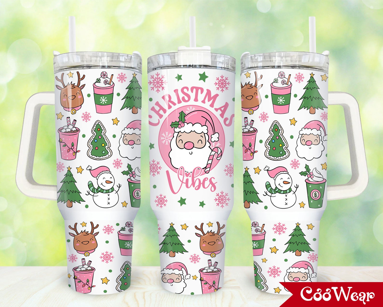 Christmas Vibes Custom Stanley Cup 40 oz 30 oz Tumbler With HandleTVC2301874